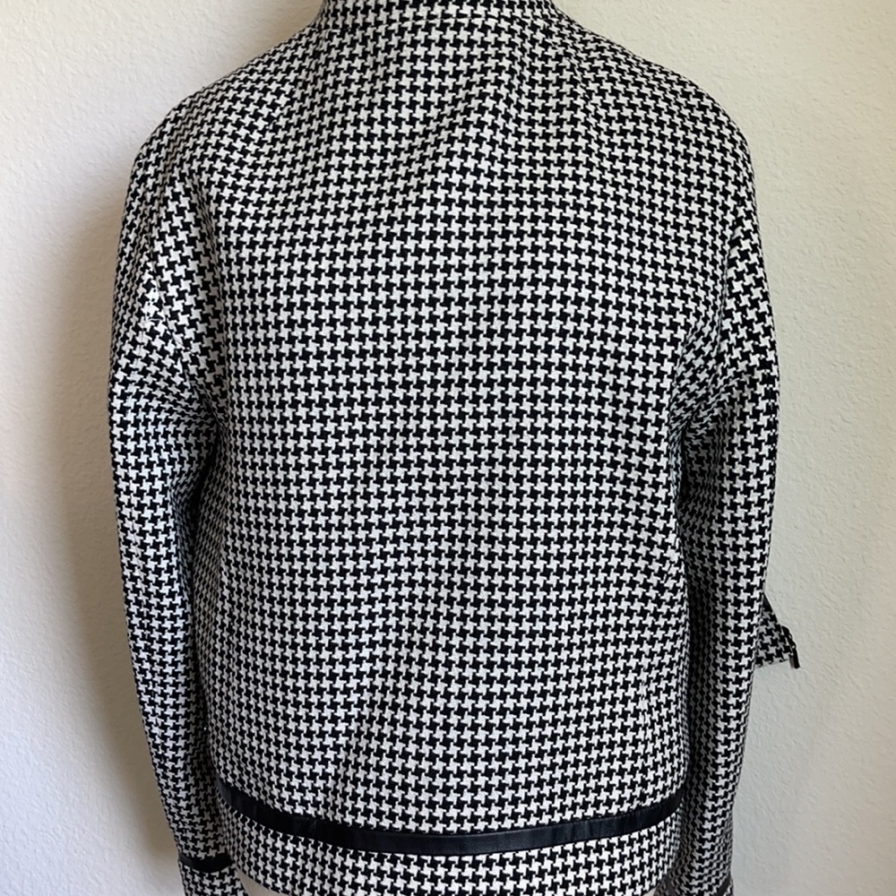 Pendleton Wool Houndstooth Jacket Skirt Set - image 5